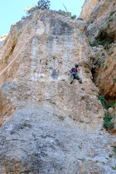 Kletterei im Löcherfels